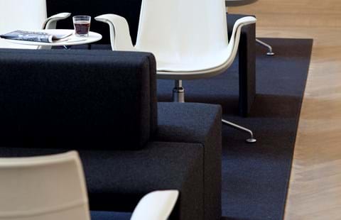 bruun og hjejle filt reception, Fraster filt tæppe